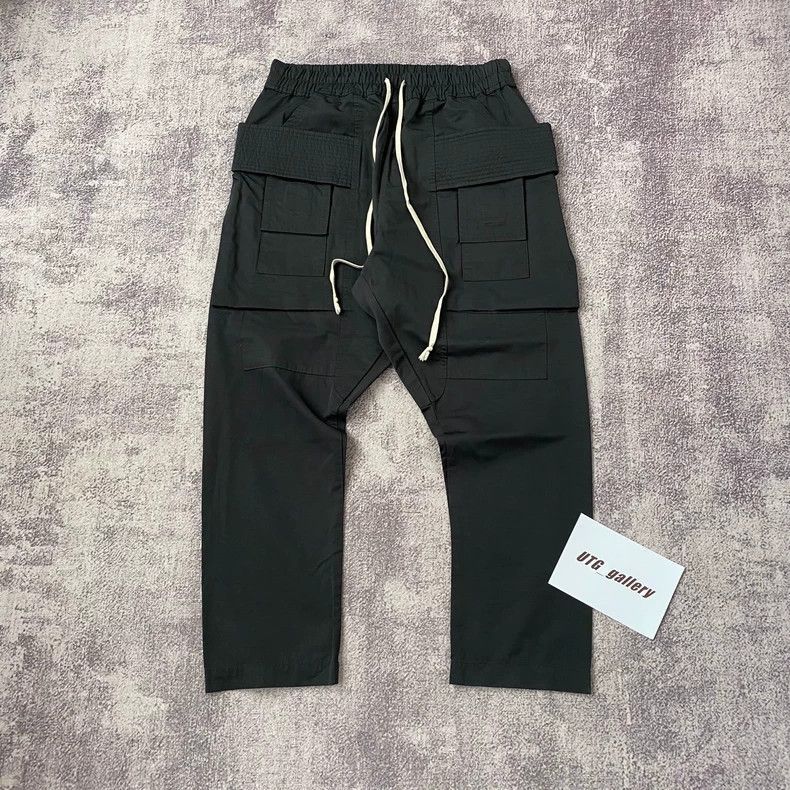 Rick Owens Rick Owens RO Nylon Double Ring Pants-2508 Size US 34 / EU 50 - 1 Thumbnail