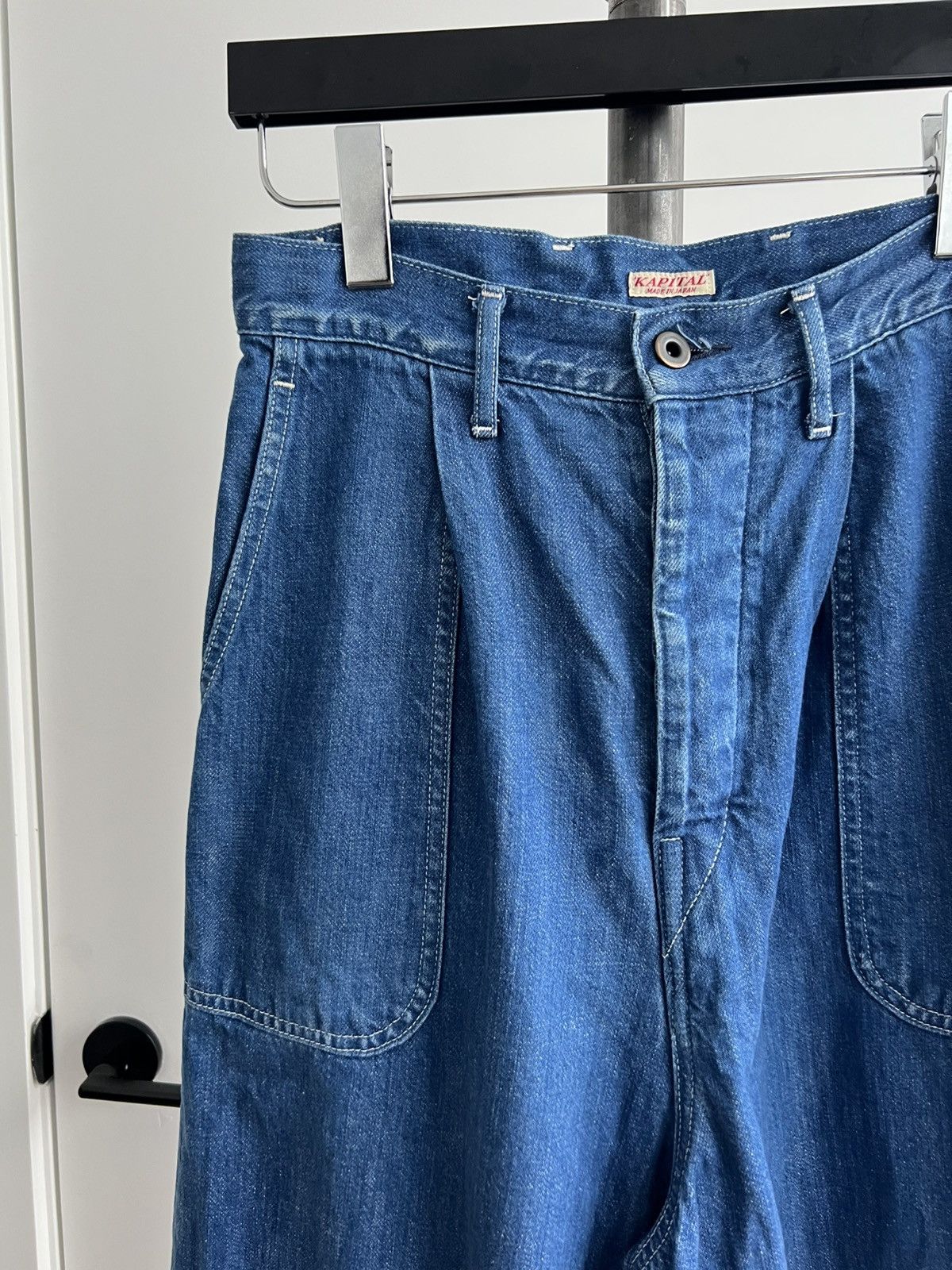 Kapital Blue Patch Pocket Denim Size 26" / US 2 / IT 38 - 2 Thumbnail