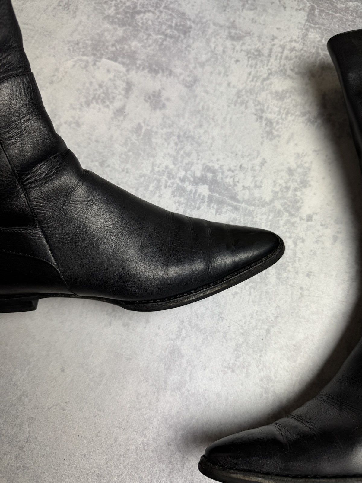 Gucci Gucci By Tom Ford Rare Vintage Moto Racing Y2K Leather Boots Size US 6.5 / IT 36.5 - 7 Thumbnail