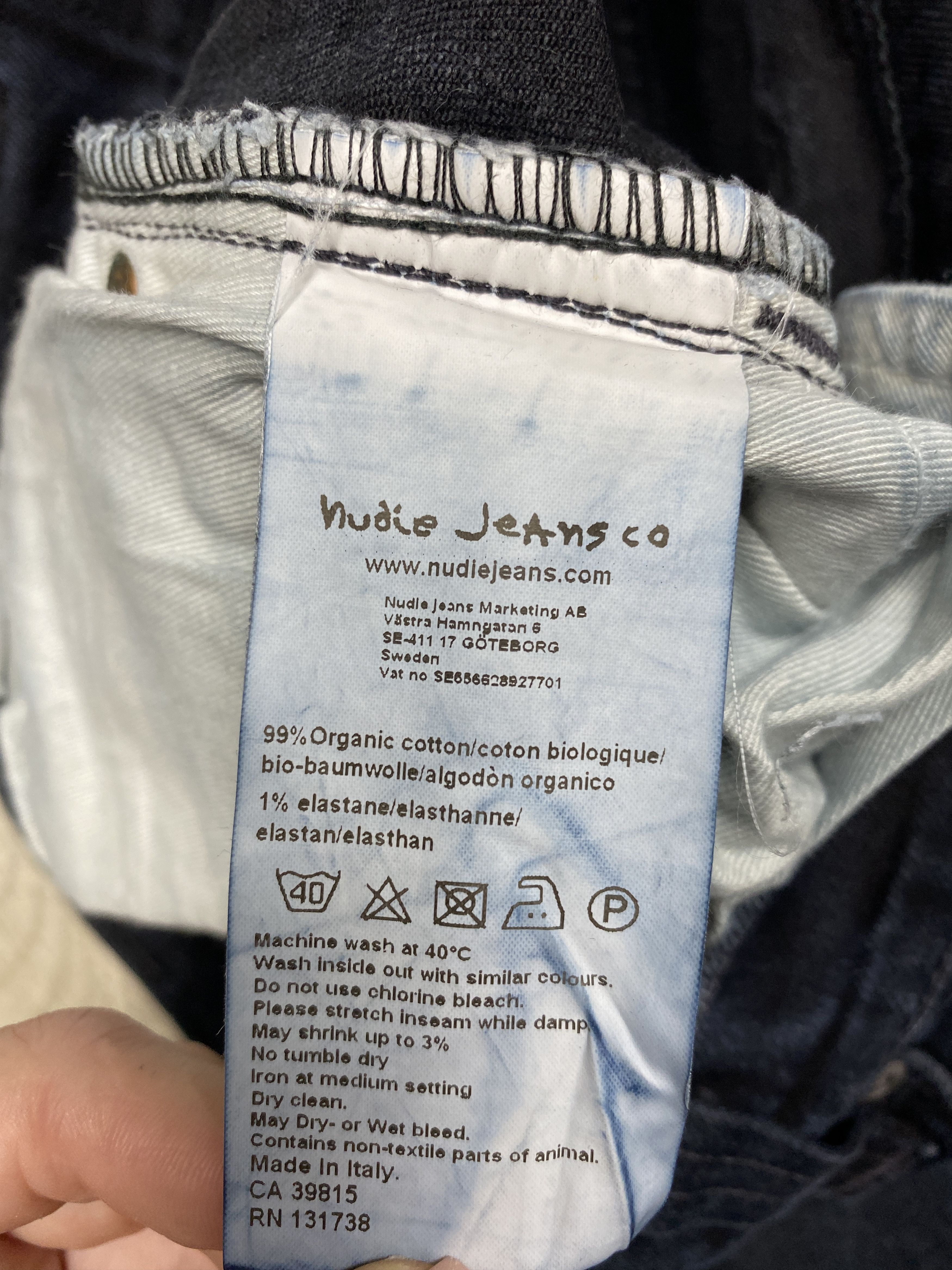 Nudie Jeans Nudie Jeans Grim Tim Vintage Mens Denim Pants Jeans Size US 30 / EU 46 - 9 Thumbnail