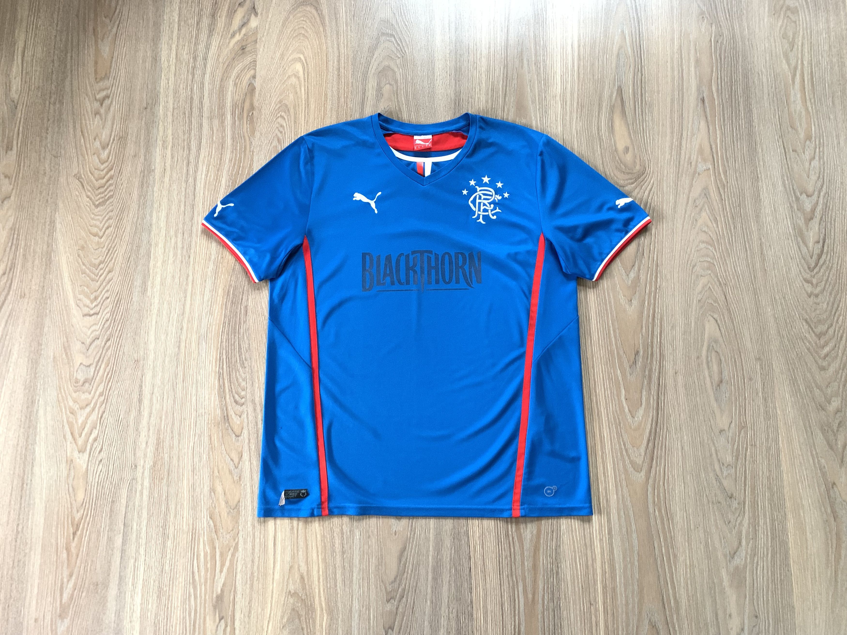 Puma × Vintage Vintage Puma Rangers Home Football Shirt 2013-2014 Size US XL / EU 56 / 4 - 1 Thumbnail