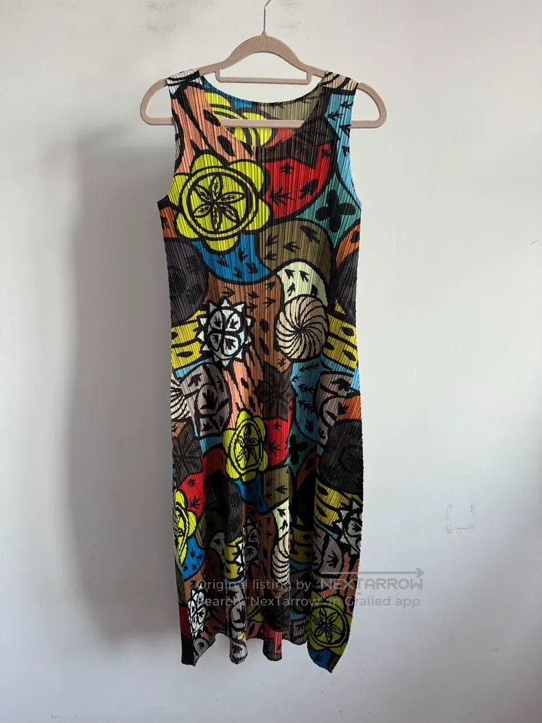 Issey Miyake Issey Miyake Black Tree of Life Dress Size L / US 10 / IT 46 - 1 Thumbnail