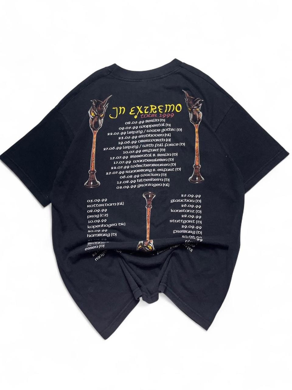 Band Tees 1990s screen stars in extremo tour t shirt Size US M / EU 48-50 / 2 - 4 Thumbnail