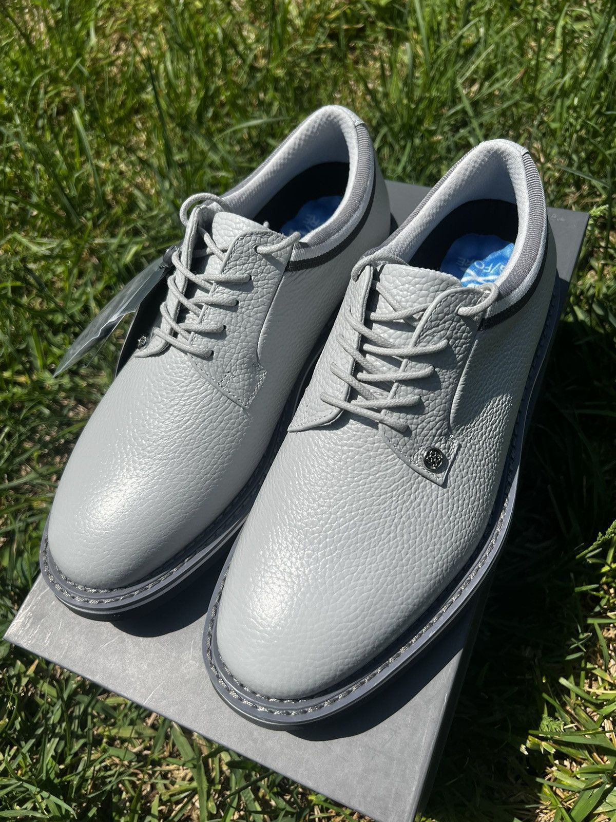 G/FORE NEW G/FORE size 7.5 Mens Grosgrain Gallivanter Golf Grey Size US 7.5 / EU 40-41 - 4 Thumbnail