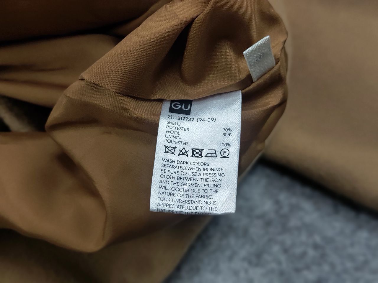 GU GU Japan Wool blend oversize chester Beige Coat Jacket Size S / US 4 / IT 40 - 15 Thumbnail