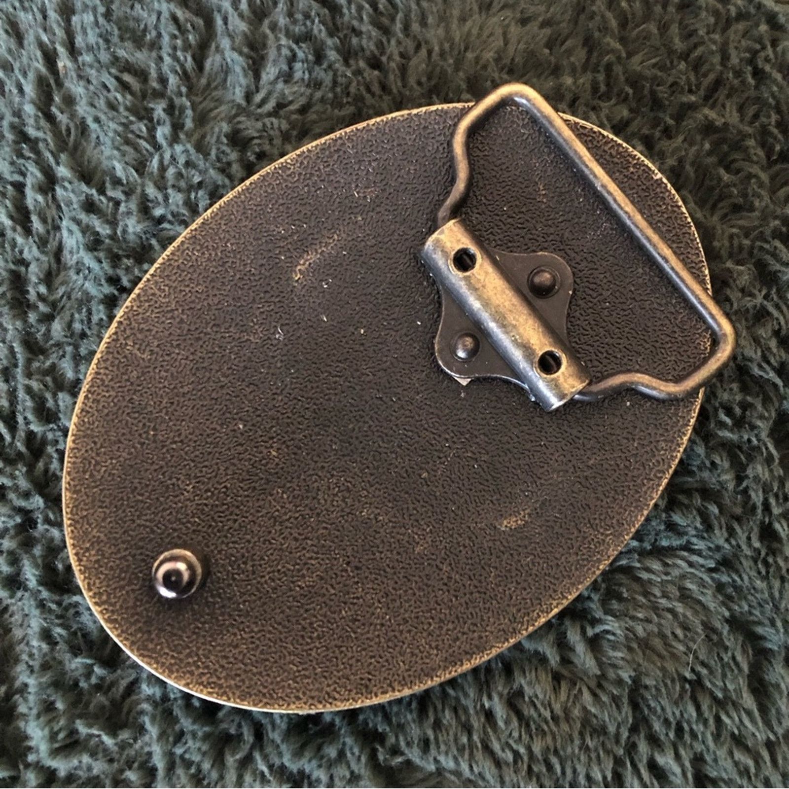 Handmade Handcrafted Medusa repurpose brass belt buckle Size ONE SIZE - 3 Thumbnail