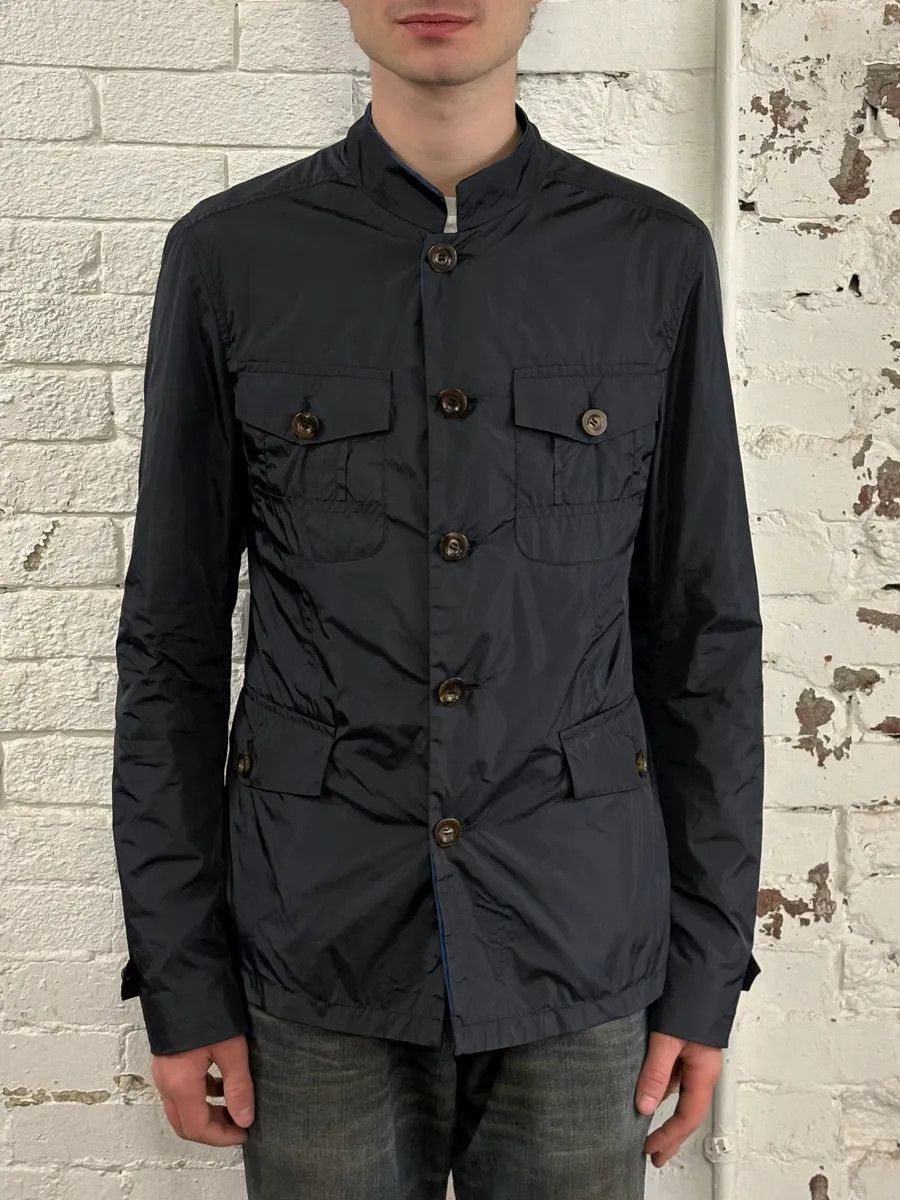 Gucci AW2008 Gucci Navy Field Multi-Pocket Nylon Jacket Size US M / EU 48-50 / 2 - 2 Thumbnail