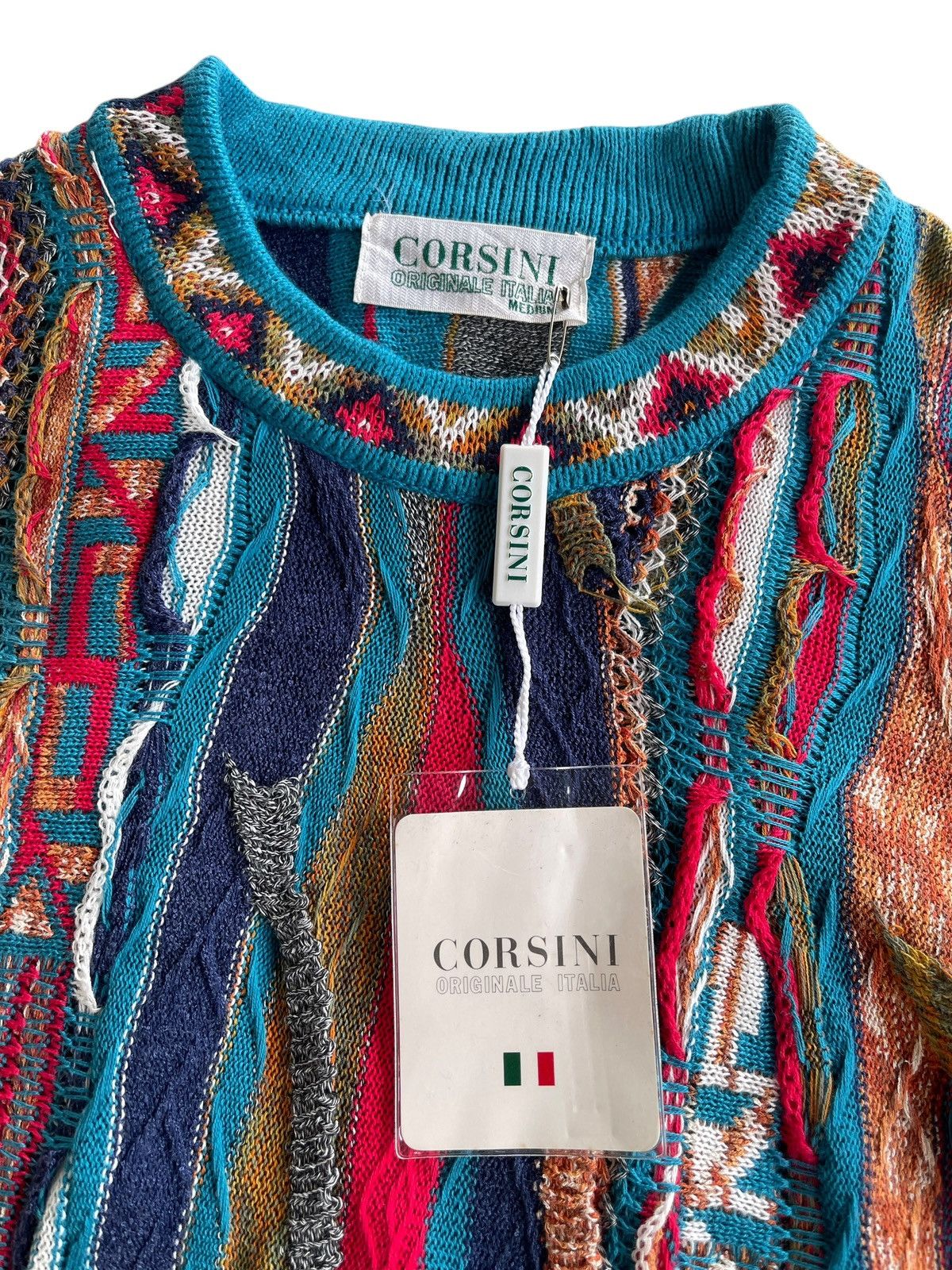 Coogi Corsini 3D Sweater Knitted Coogi Style Size US M / EU 48-50 / 2 - 10 Thumbnail