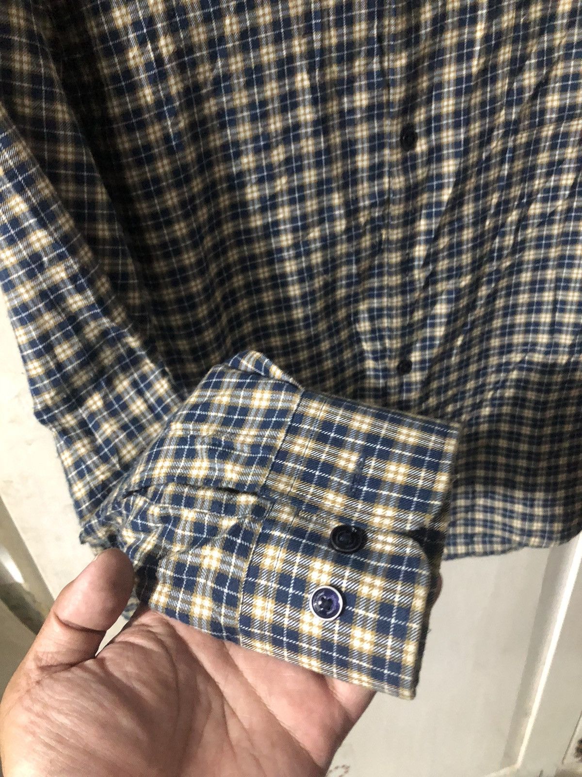 Flannel FLANNEL x INDIAN BLUE/YELLOW/WHITE Size US XXL / EU 58 / 5 - 7 Thumbnail