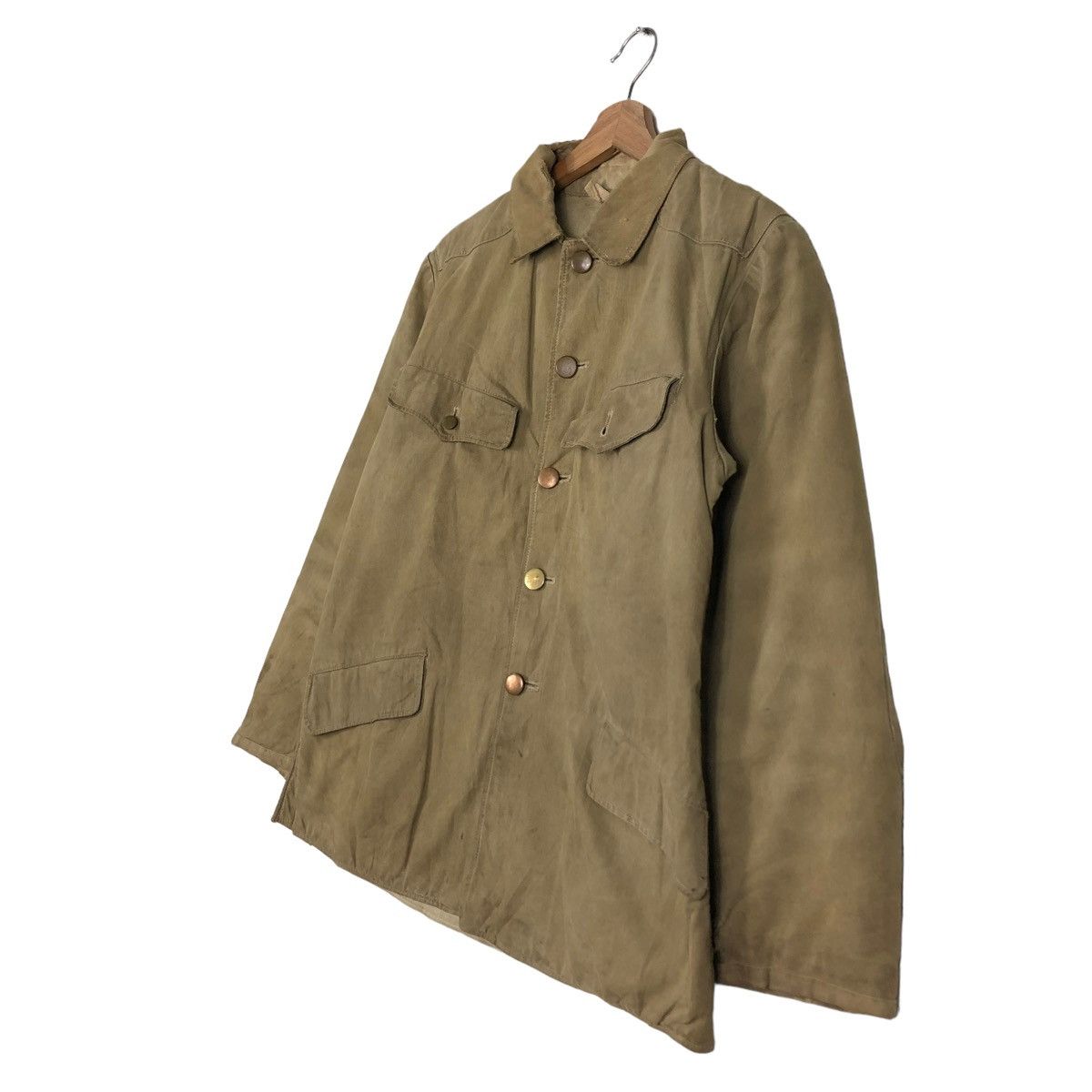 Vintage 🔥TRUE VINTAGE 1940’s CHORE MILITARY JACKET MULTI POCKET Size US M / EU 48-50 / 2 - 2 Thumbnail