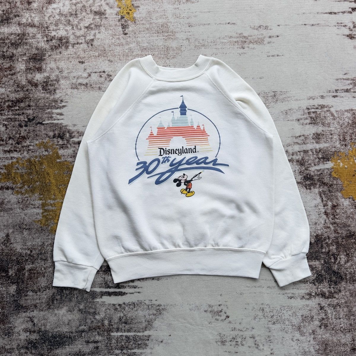 Disney VINTAGE MICKEY MOUSE BIG LOGO DISNEYLAND ANNIVERSARY 30 YEAR Size US XS / EU 42 / 0 - 2 Thumbnail