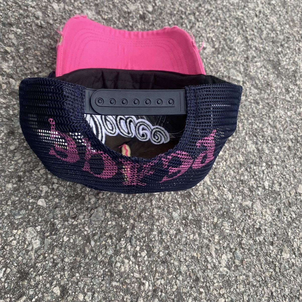 Kapital PEACE PROJECT Funk Pink Psychedelic Mesh Trucker Size ONE SIZE - 6 Thumbnail
