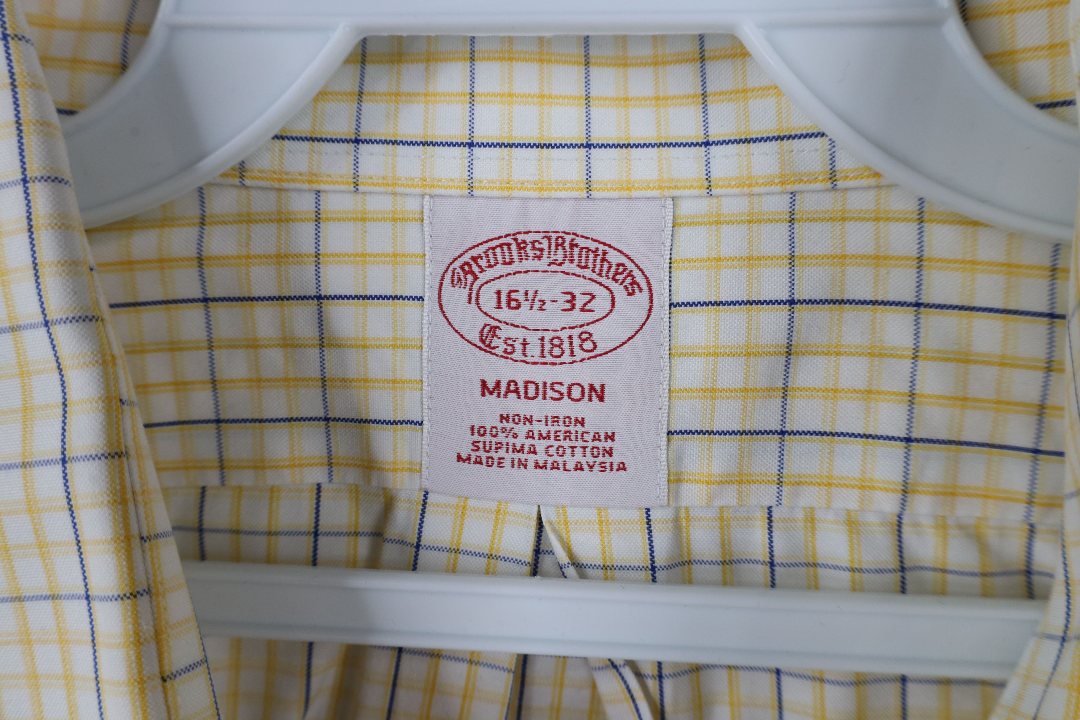 Brooks Brothers × Vintage Vintage Brooks Brothers Non Iron Supima Cotton Button Shirt Size US M / EU 48-50 / 2 - 6 Thumbnail