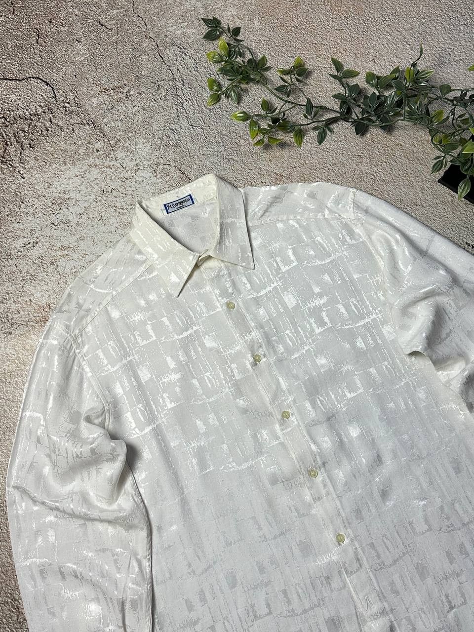 Vintage × Yves Saint Laurent Vintage shirt yves saint lauren 80s Size US L / EU 52-54 / 3 - 3 Thumbnail