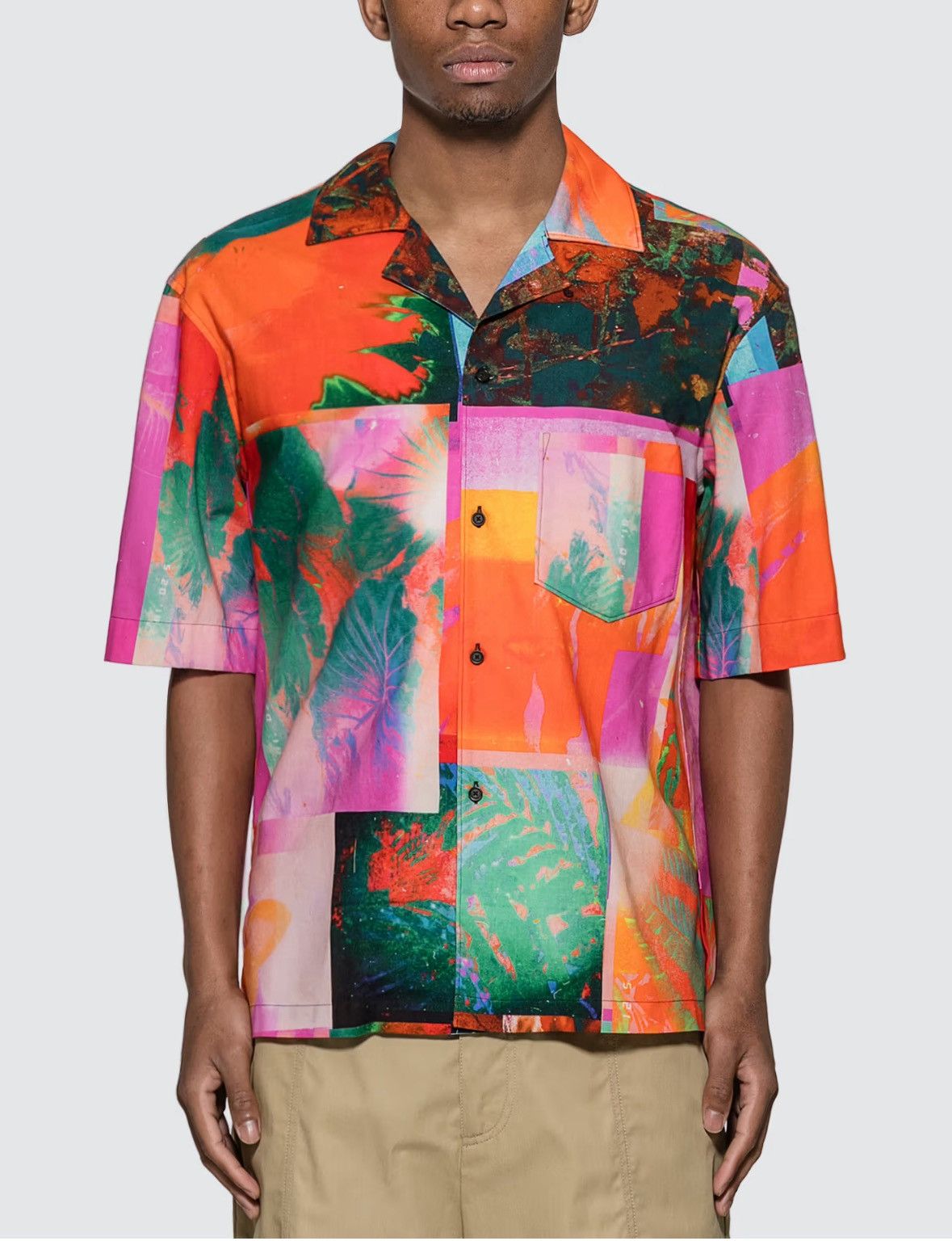 Acne Studios Abstract botanical print shirt Size US S / EU 44-46 / 1 - 7 Thumbnail
