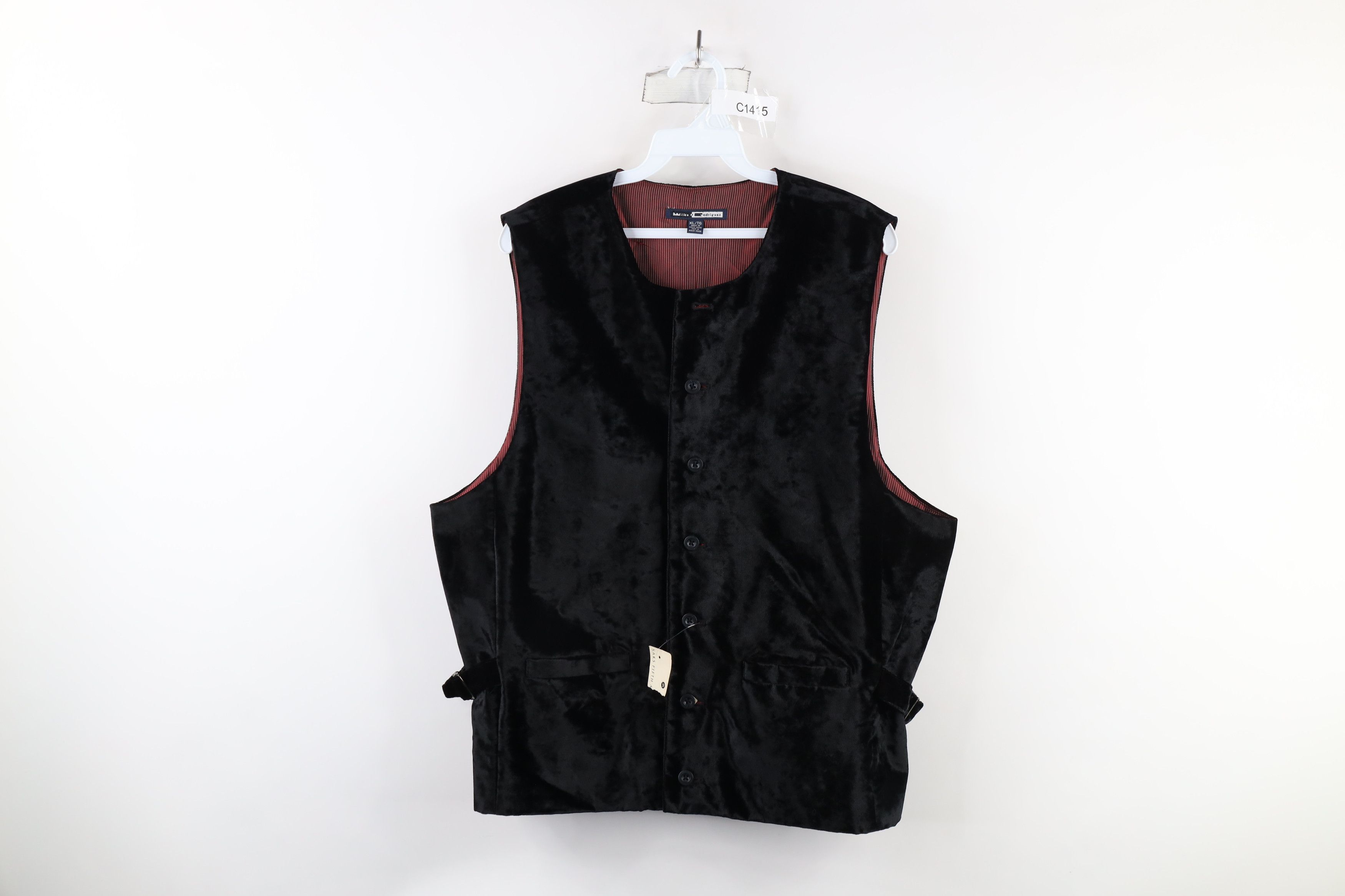 Vintage Deadstock Vintage 90s Streetwear Side Buckle Vest Jacket Size US XL / EU 56 / 4 - 1 Thumbnail