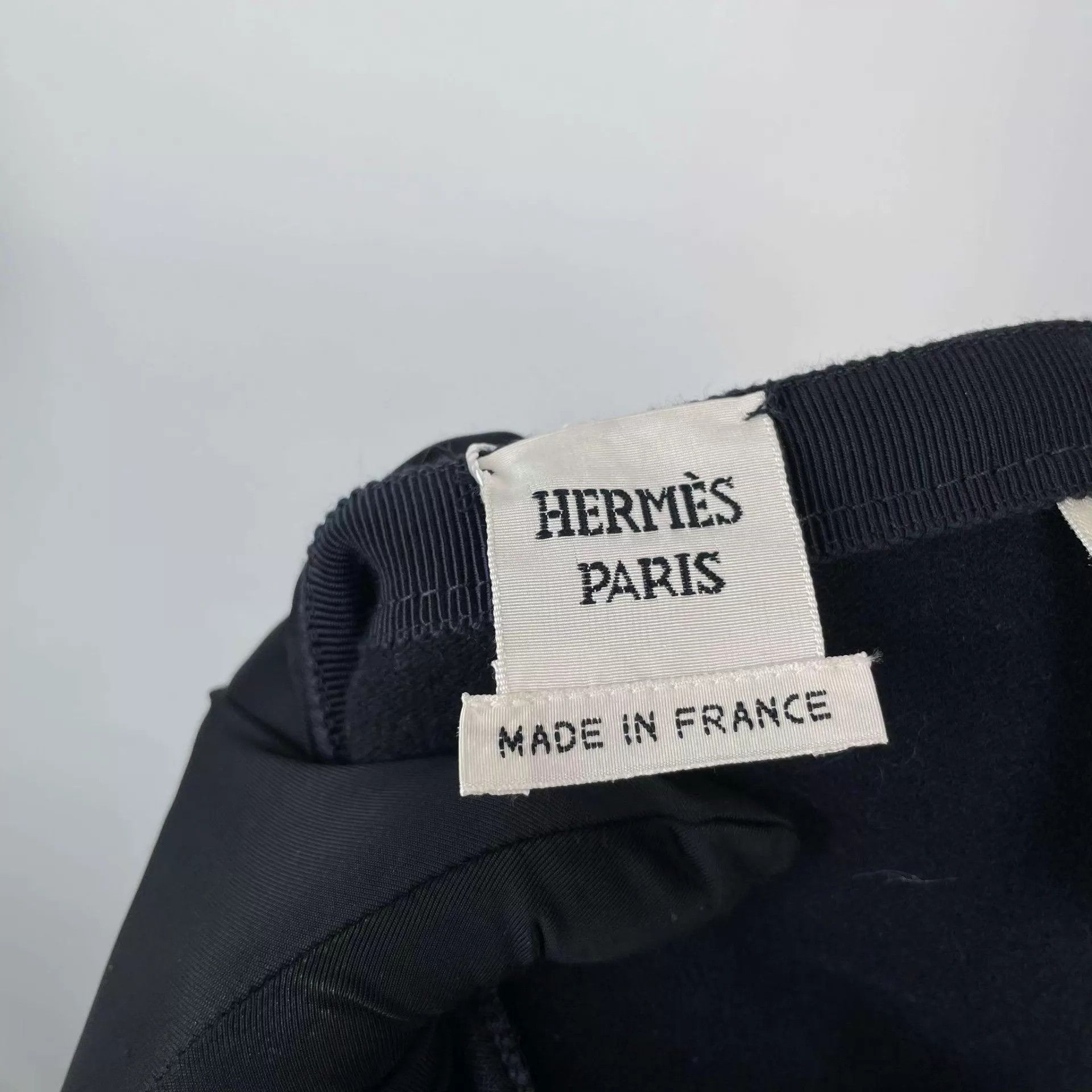 Hermes Hermès women's black cotton short skirt 36 Size 26" / US 2 / IT 38 - 5 Thumbnail