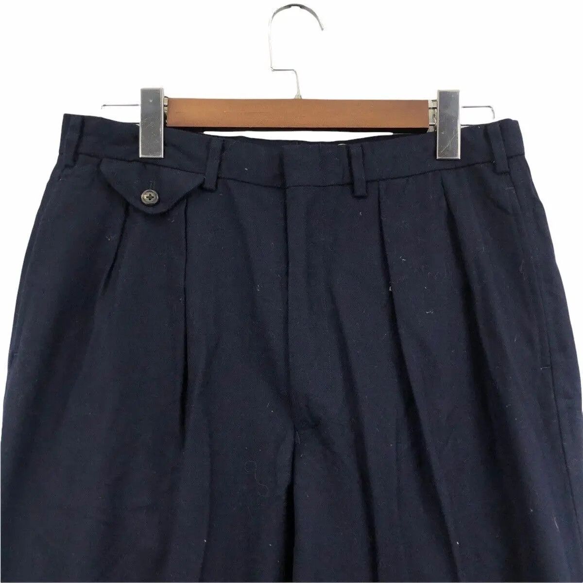 Polo Ralph Lauren Vintage 90' POLO RALPH LAUREN Blue Wool Casual Pant Chino Size US 32 / EU 48 - 4 Thumbnail