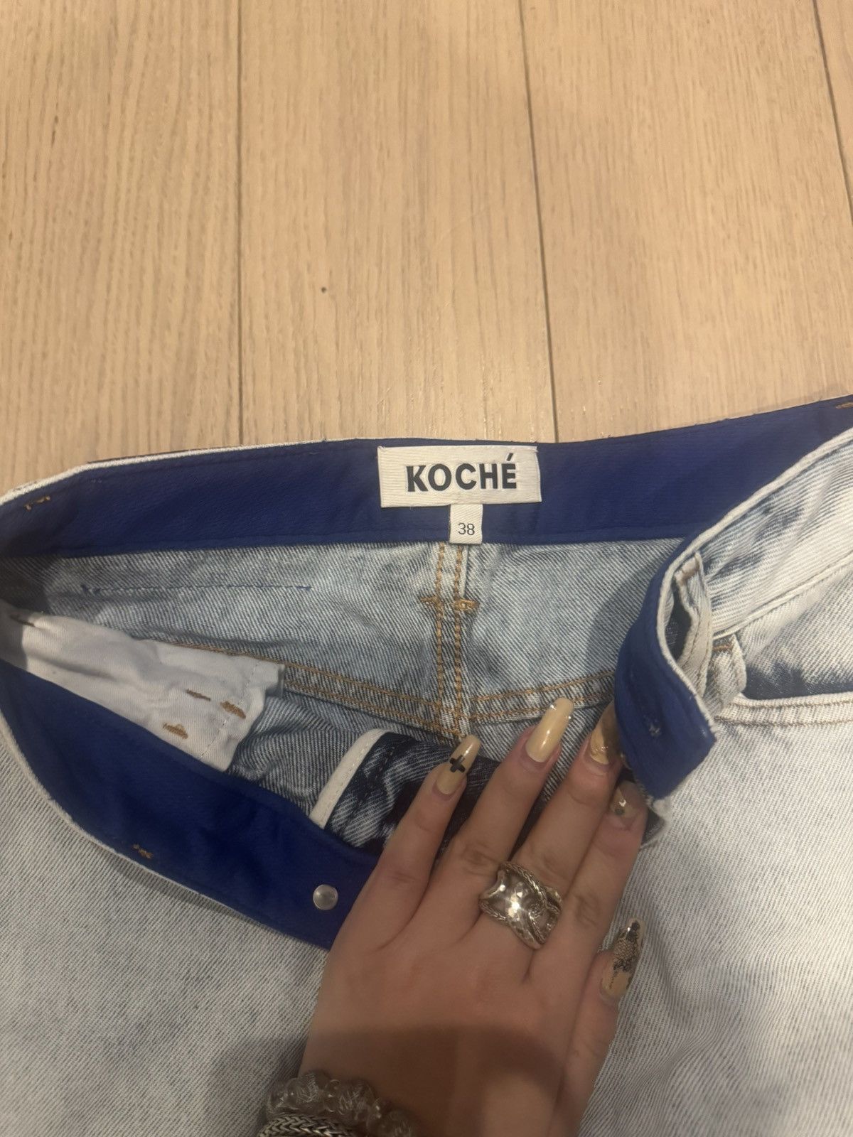 Other Koché Flared Jeans Size 26" / US 2 / IT 38 - 4 Thumbnail