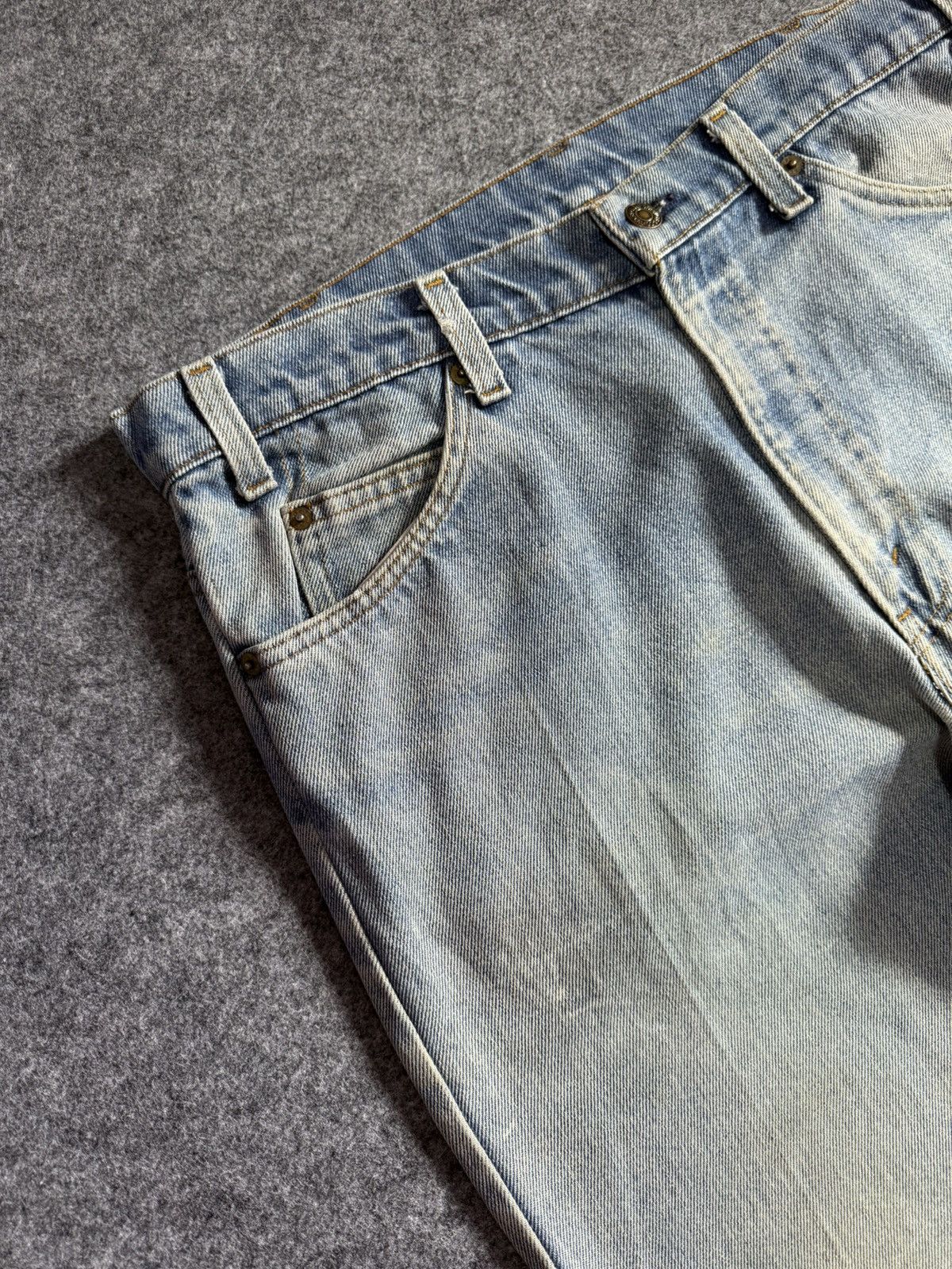 Levi's 80s Vintage Levis 575 Orange Tab Muddy Light Wash Jeans Size US 35 - 10 Thumbnail