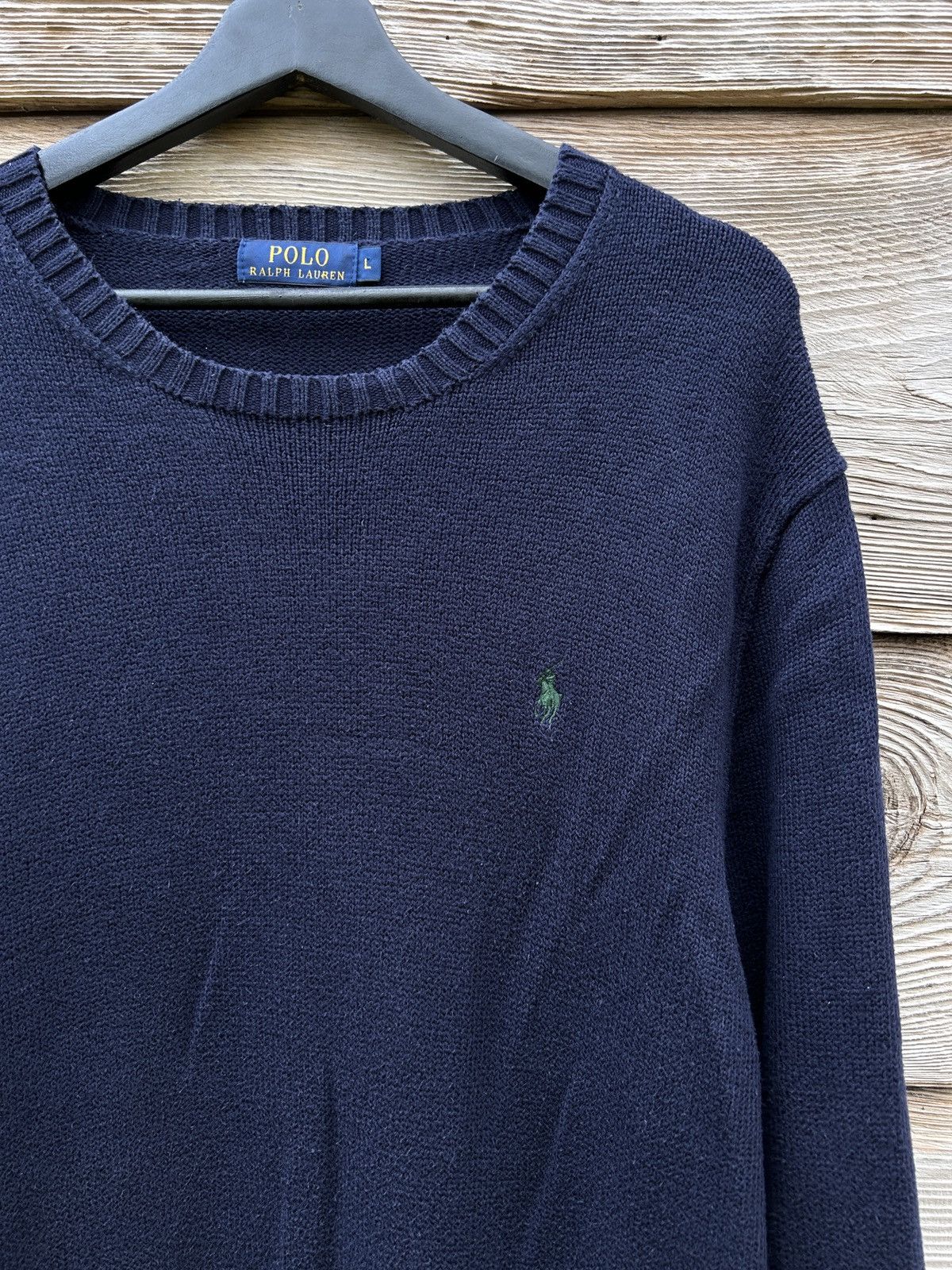 Polo Ralph Lauren Polo By Ralph Lauren Heavy Knitwear Sweater In Blue Size US L / EU 52-54 / 3 - 2 Thumbnail
