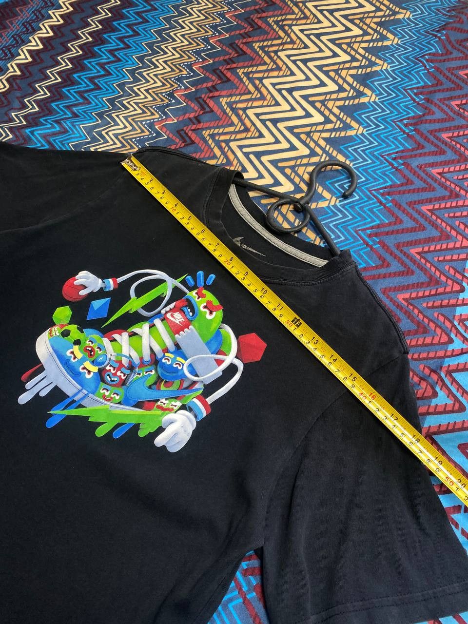 Nike Streetwear T-Shirt Nike big logo black Y2K Vintage Size US XL / EU 56 / 4 - 11 Thumbnail