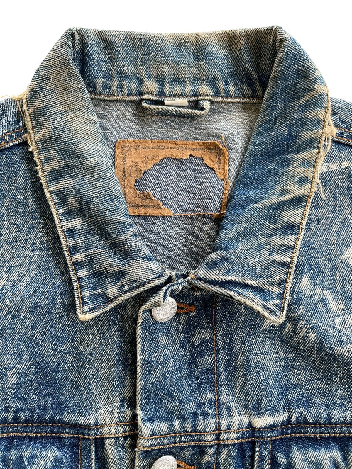 Japanese Brand Vintage Acid Wash Denim Jacket Size US M / EU 48-50 / 2 - 15 Thumbnail