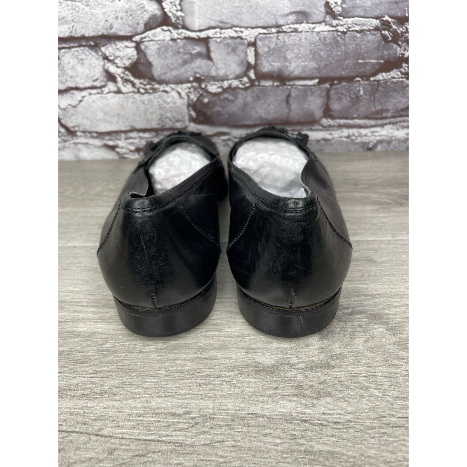 Other San Remo Black Leather Croc Kilte Tassel Dress Loafers Men S Size US 9.5 / EU 42-43 - 4 Thumbnail
