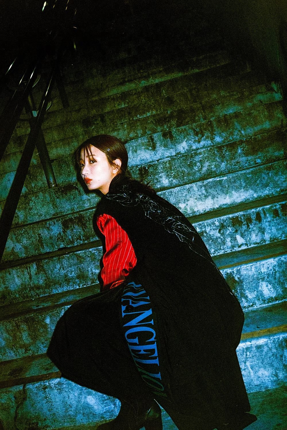 Yohji Yamamoto Ground Y×EVANGELION ASUKA Reversible Long Jacket Size US L / EU 52-54 / 3 - 9 Thumbnail