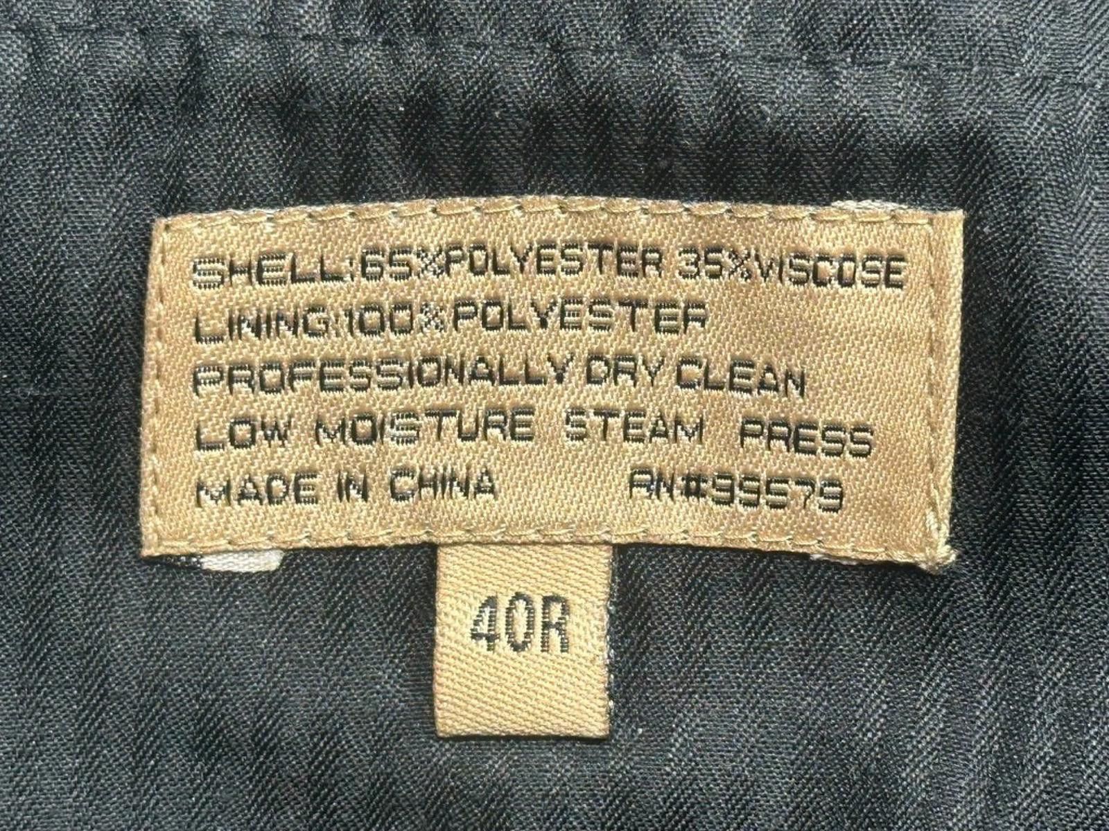 Other Luca Rossi Pleated Pinstripe Gray Dress Pants Men's 40/34 Size US 40 / EU 56 - 3 Thumbnail
