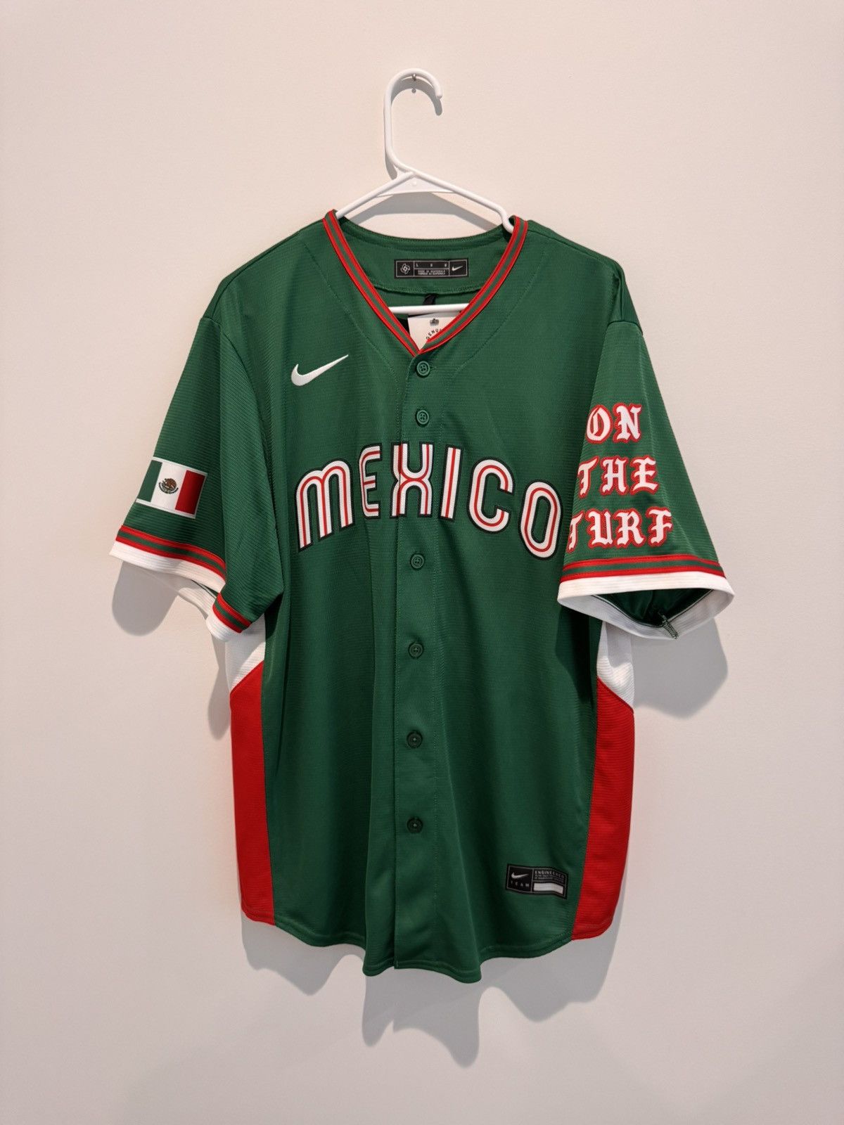 Nike Mexico Born & Raised WBC Jersey Size Large