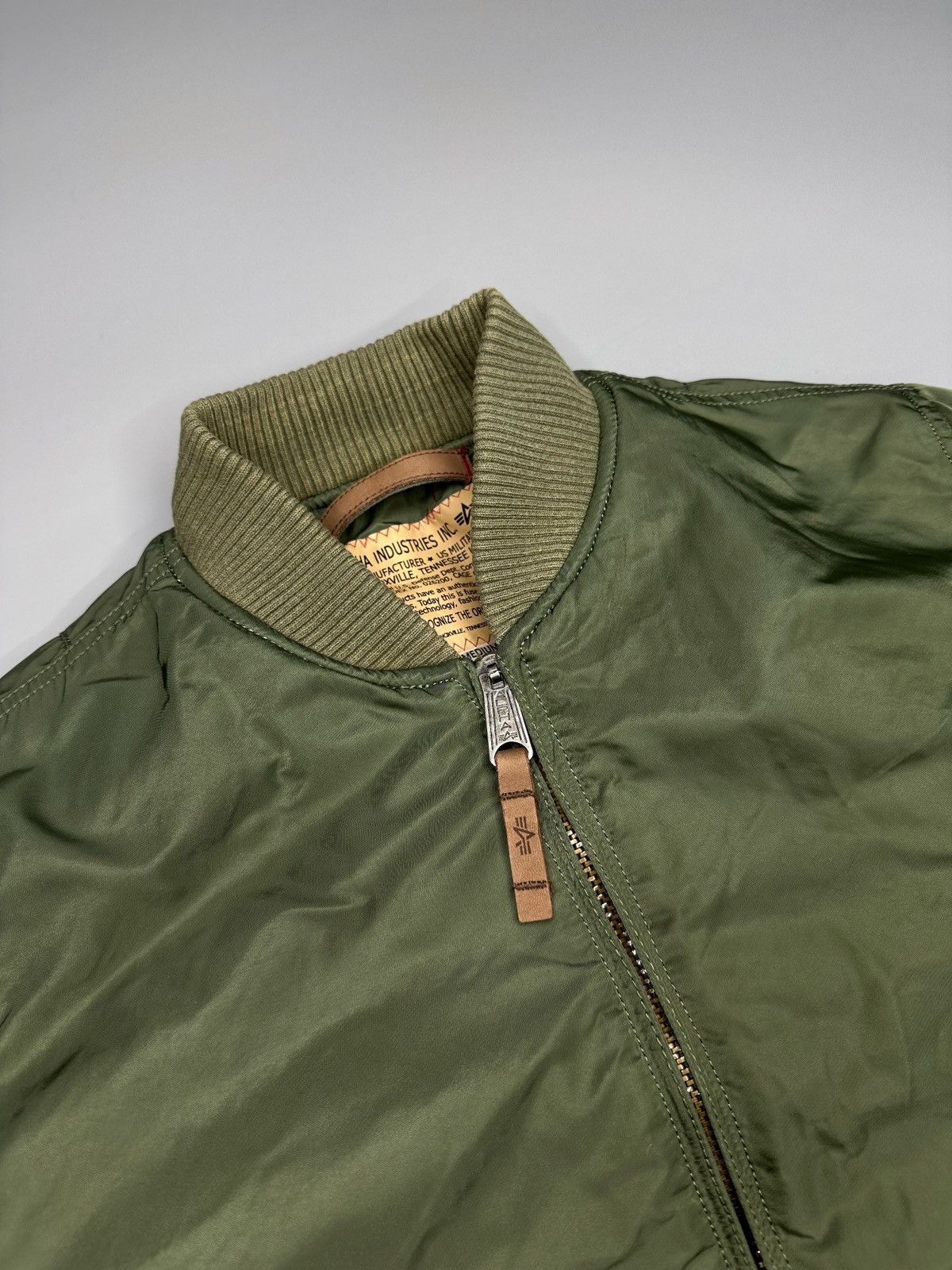 Alpha Industries Vintage Y2k Alpha Industries Bomber Jacket MA-2 Size US M / EU 48-50 / 2 - 4 Thumbnail