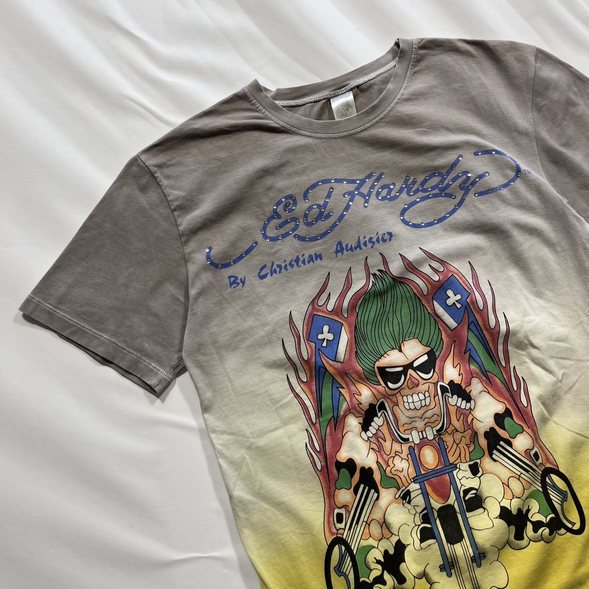 Ed Hardy Vintage y2k ED HARDY big logo swag avant garde tee tshirt Size US S / EU 44-46 / 1 - 2 Thumbnail