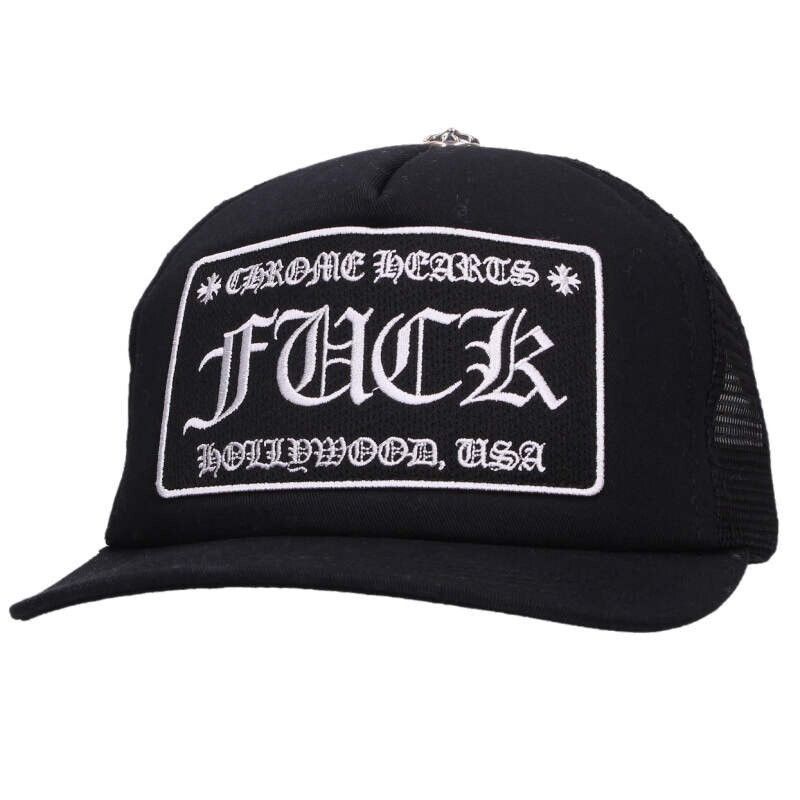 Chrome Hearts Chrome Hearts Trucker Cap with FUCK Patch Size ONE SIZE - 1 Thumbnail