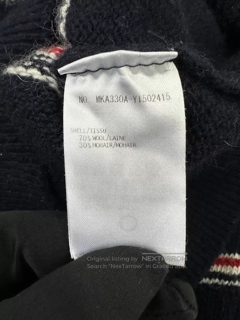 Thom Browne Thom Browne Navy blue striped knit sweater Size US XS / EU 42 / 0 - 4 Thumbnail