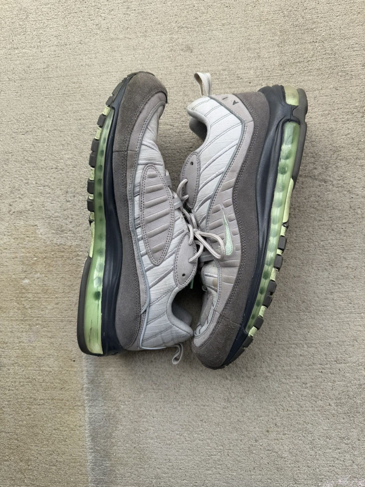Nike Nike Air Max 98 Mint Vast Gray Size US 12 / EU 45 - 6 Thumbnail