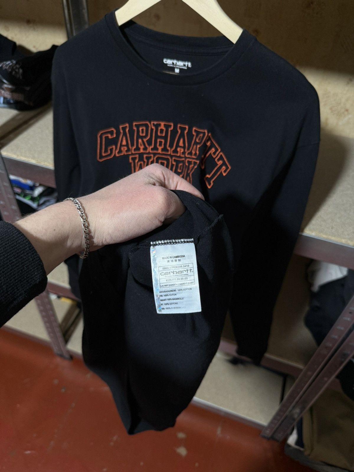 Carhartt × Carhartt Wip Rare Carhartt WIP Outdoor Retro Longsleeve T-Shirt Y2K Hype Size US M / EU 48-50 / 2 - 4 Thumbnail