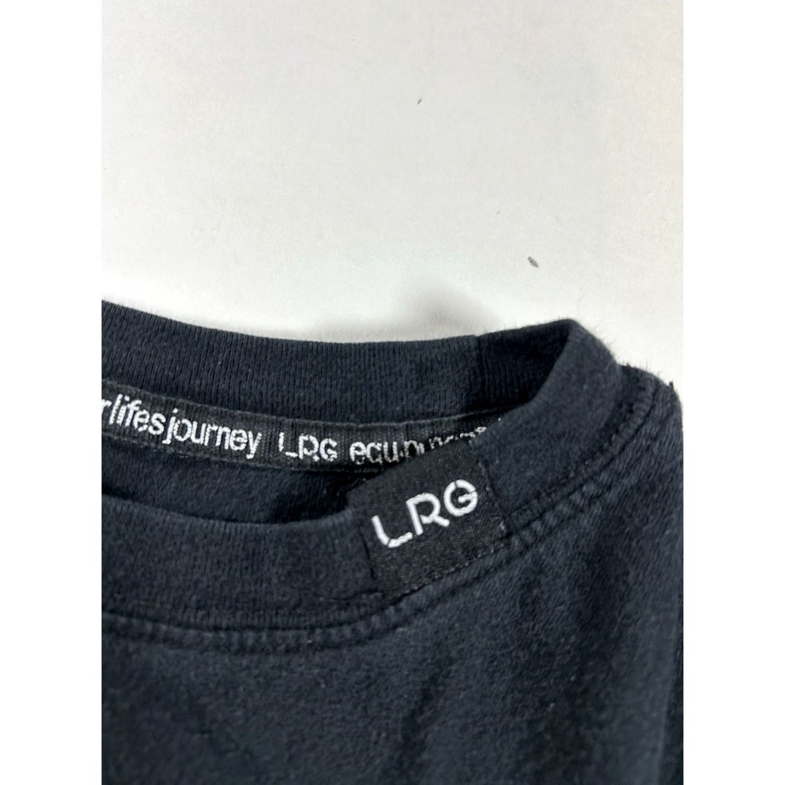 Vintage VINTAGE LRG T-Shirt Conscious Heads Stay Lifted Life Research Group Lrg Black 2000s Hip Hop Mens Size US L / EU 52-54 / 3 - 6 Thumbnail