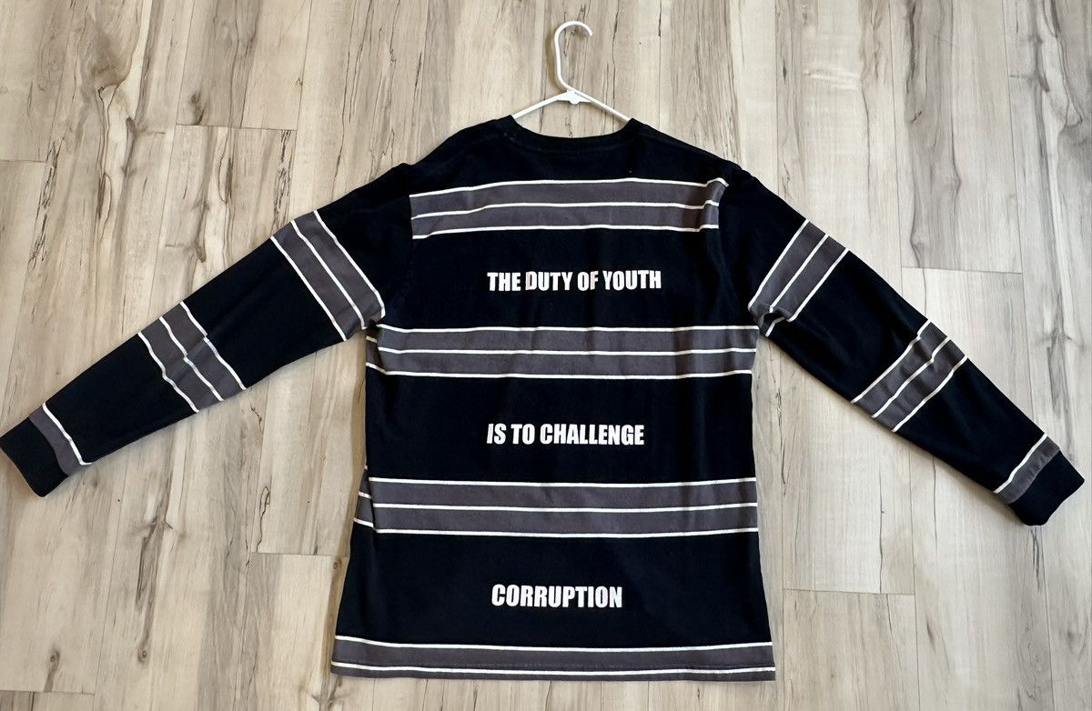 Pleasures Pleasures The Duty of Youth Striped Long Sleeve Shirt Large Size US L / EU 52-54 / 3 - 2 Thumbnail