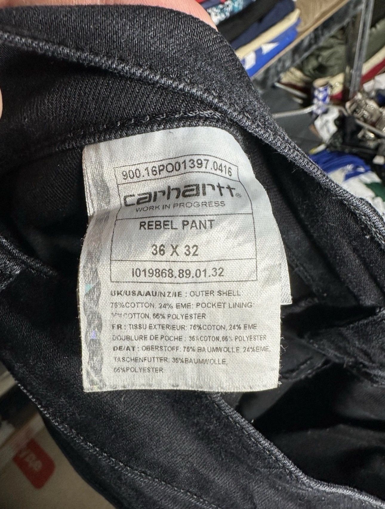 Carhartt Carhartt Rebel Pant denim Y2K Rarest Jeans Pants Size US 36 / EU 52 - 6 Thumbnail