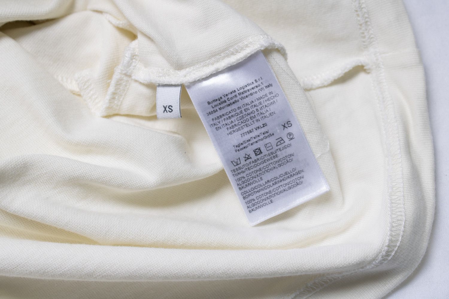 Bottega Veneta Bottega Veneta, off white cotton knit crewneck Size XS / US 0-2 / IT 36-38 - 8 Thumbnail