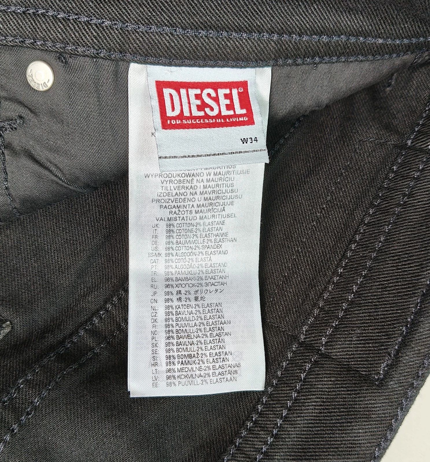 Diesel Diesel THOMMER-X L.30 MENS JEANS T/9577 Size US 34 / EU 50 - 7 Thumbnail