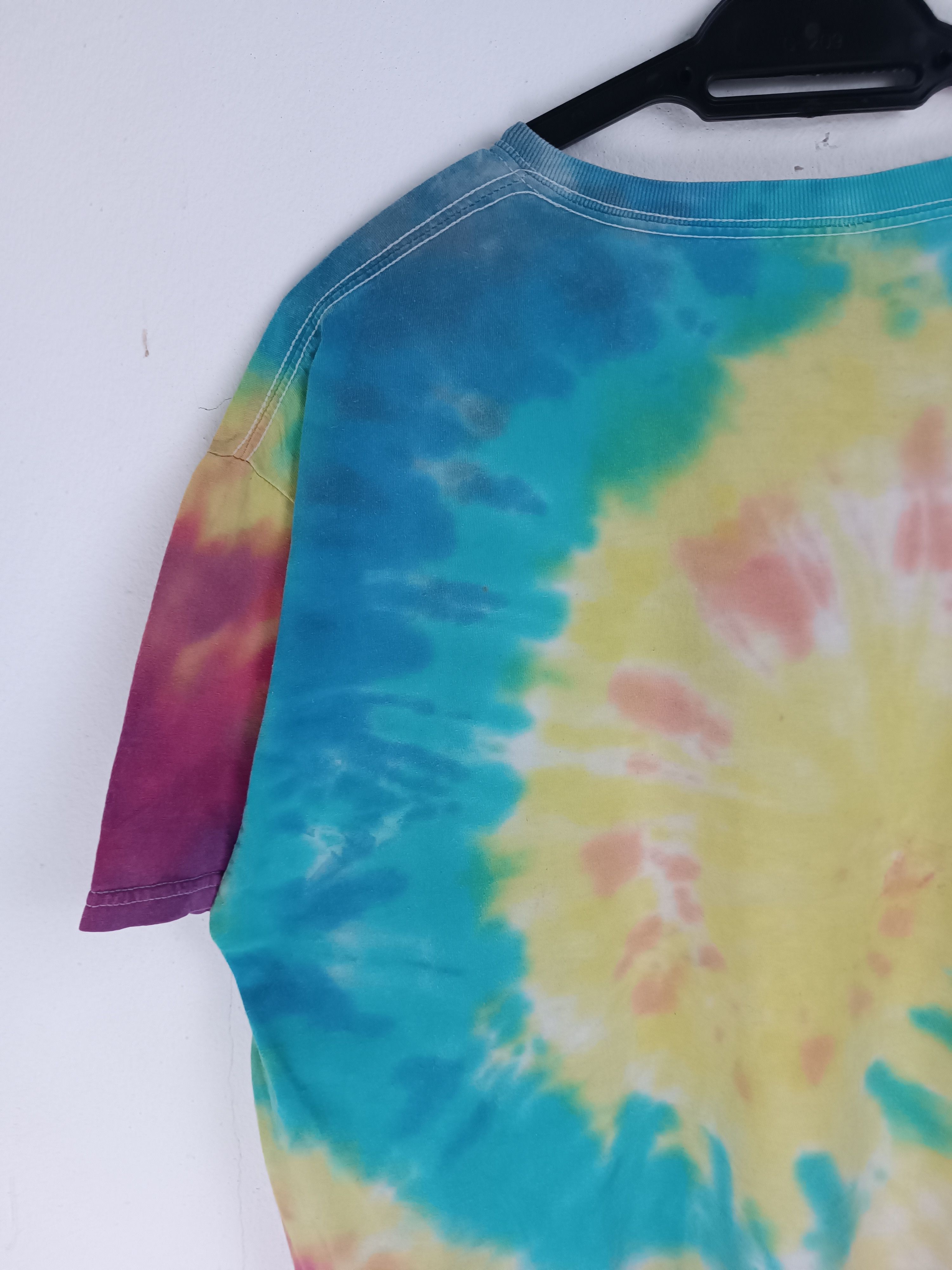 Vintage VINTAGE CAT TIE DYE LSD HIGH FUNNY HUMOR DRUG PET TEE Size US L / EU 52-54 / 3 - 11 Thumbnail