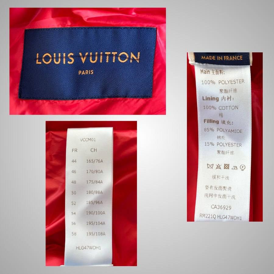 Louis Vuitton LOUIS VUITTON RED FLOWER MONOGRAM PUFFER VEST Size US XXL / EU 58 / 5 - 3 Thumbnail