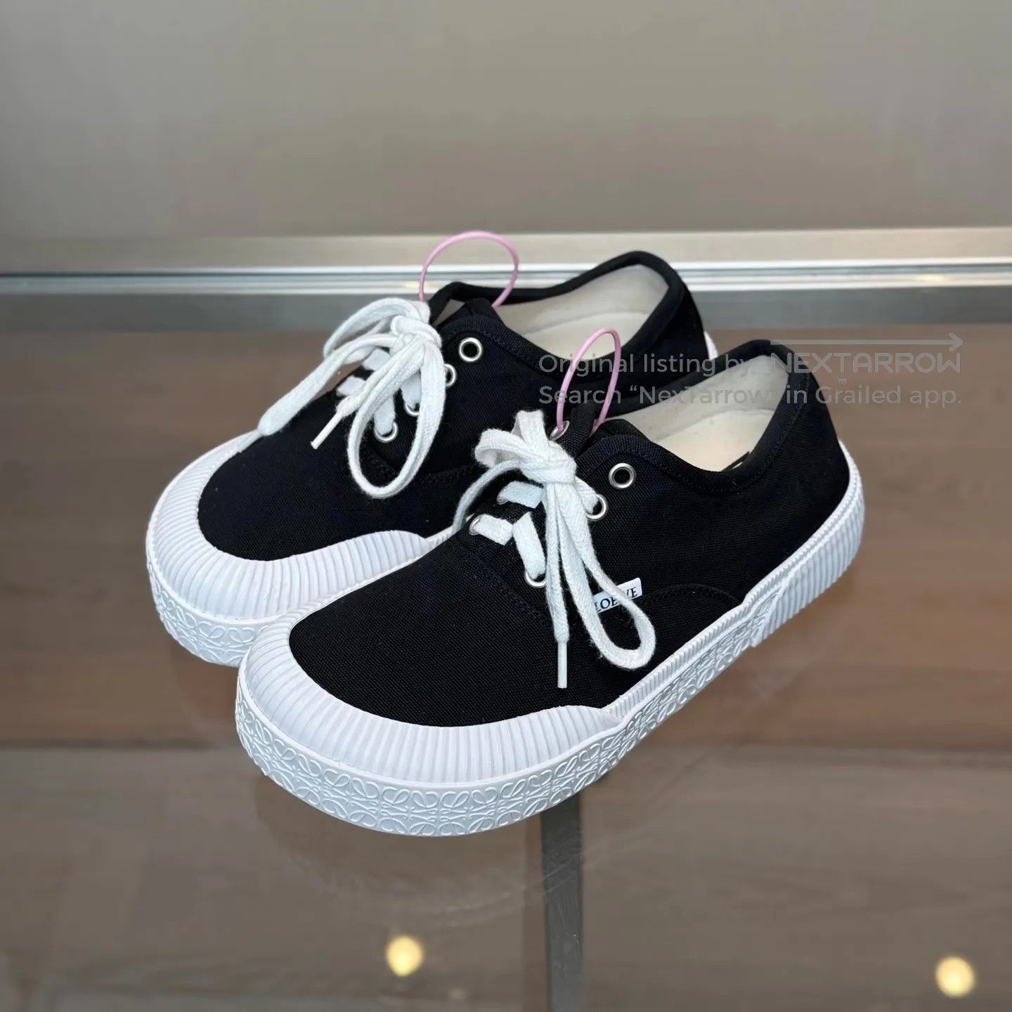 Loewe Loewe erra Vulca Black and white Panda Big Head shoes| Size US 6.5 / IT 36.5 - 1 Thumbnail