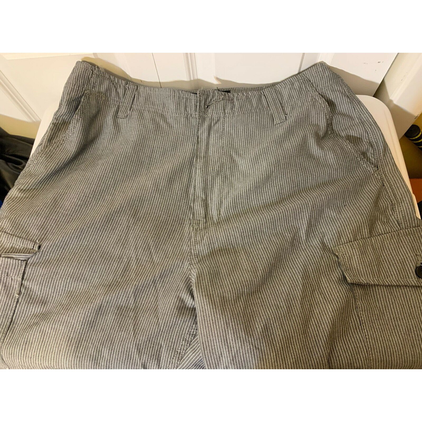 Champs Sport Champs Sports Gear Men's Sz 34 Gray Striped Shorts Size US 34 / EU 50 - 6 Thumbnail