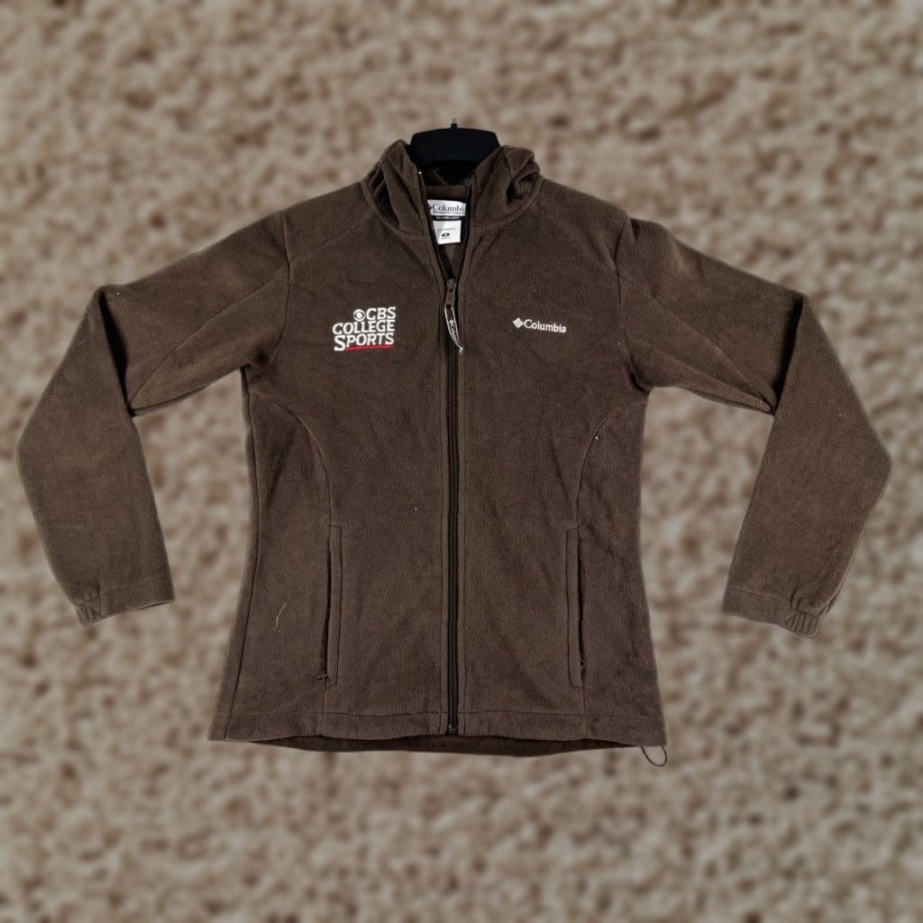 CB Sports Columbia Hoodie Womens Medium Brown Full Zip Logo Sports Activewear Men’s? Size M / US 6-8 / IT 42-44 - 1 Thumbnail