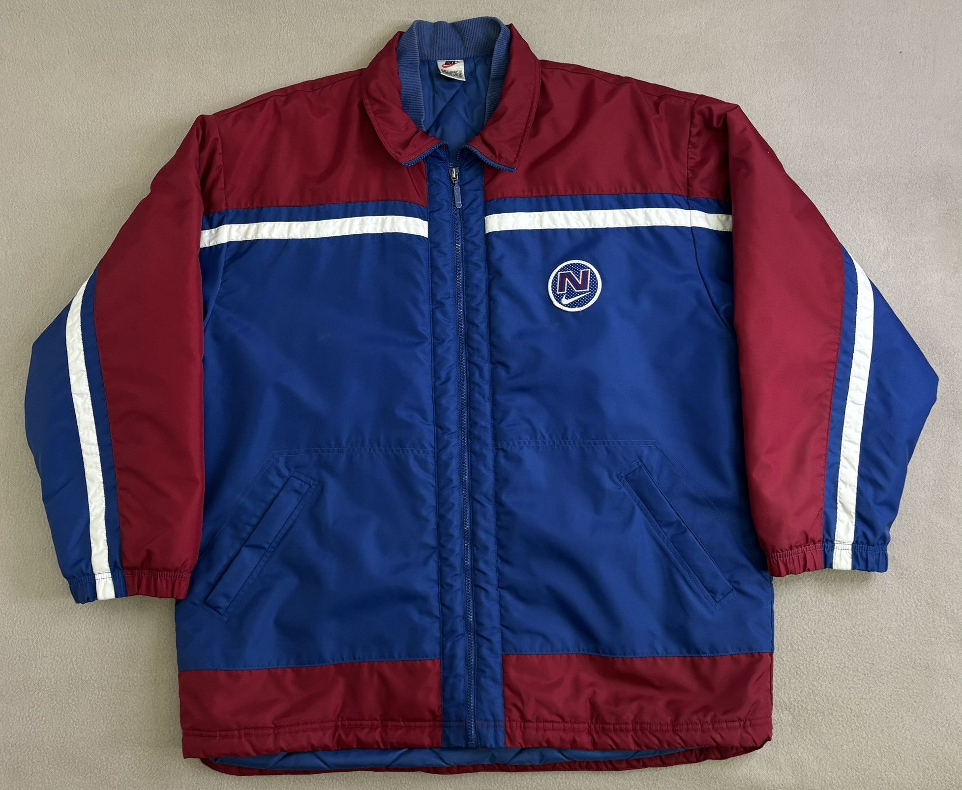 Nike Nike jacket Big Swoosh vintage 90s size XL Size US XL / EU 56 / 4 - 6 Thumbnail