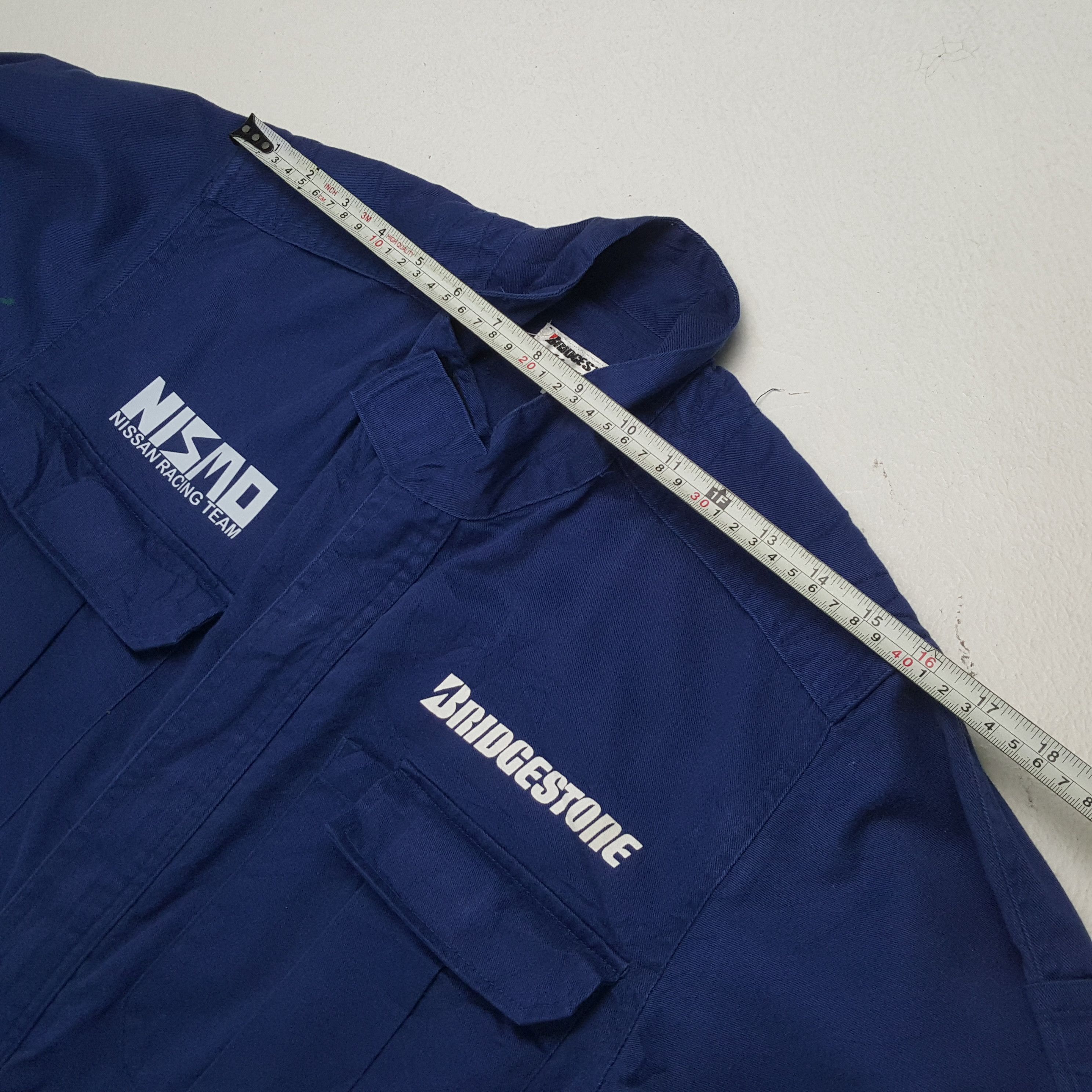 Vintage BRIDGESTONE NISMO NISSAN ARCING TEAM Custom Coverall Jacket Size US S / EU 44-46 / 1 - 9 Thumbnail