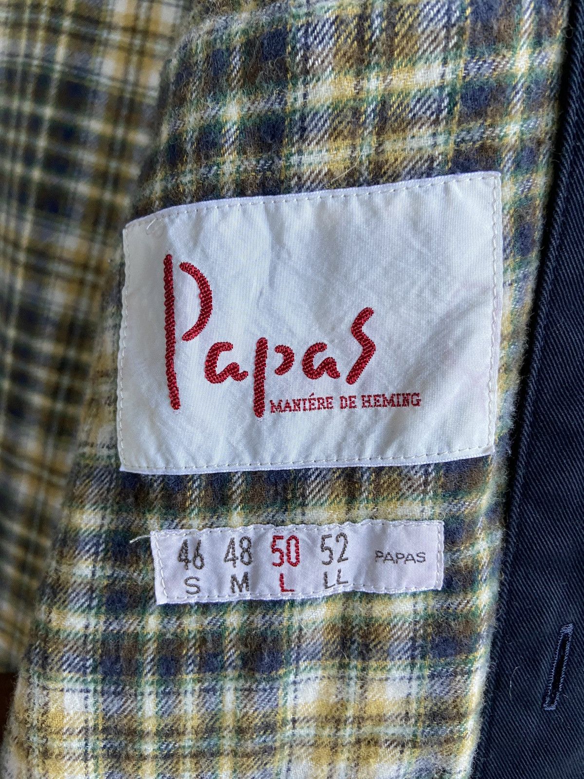 Japanese Brand Vintage Papas drawstring coat jacket Size US L / EU 52-54 / 3 - 10 Thumbnail
